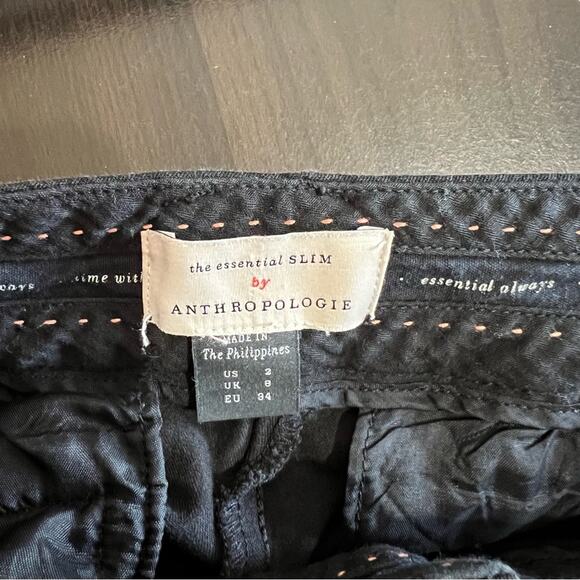 Anthropologie The Essential Slim With Side Stripe Pants - Picture 4 of 4